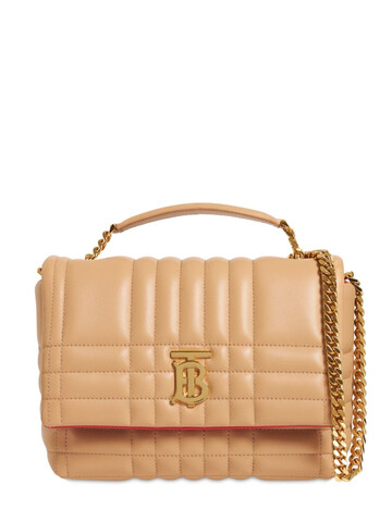 BURBERRY Small Lola Satchel Quilted Leather Bag