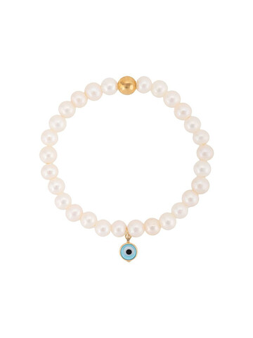 nialaya jewelry beaded bracelet - white