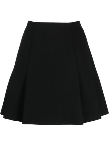 kimhekim box-pleated high-waist miniskirt - black