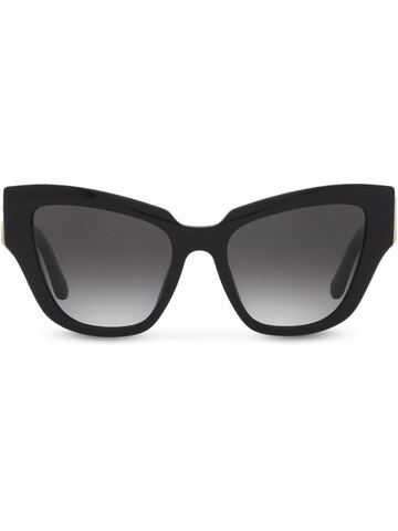 dolce & gabbana eyewear dg crossed sunglasses - grey
