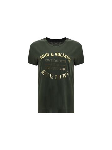 Zadig & Voltaire Walk Blason T-shirt in khaki