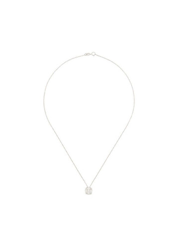 Monan 18kt white gold diamond pendant necklace in metallic