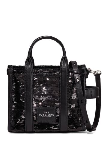 MARC JACOBS (THE) The Medium Sequin Tote Bag in black