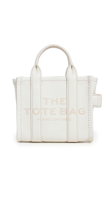 marc jacobs the mini tote cotton/silver one size