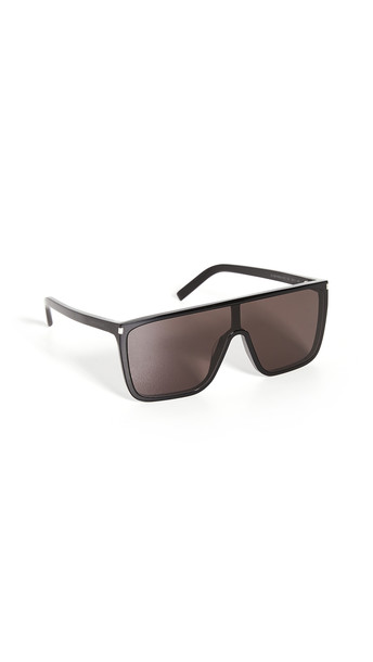 Saint Laurent SL364 Mask Ace Sunglasses in black