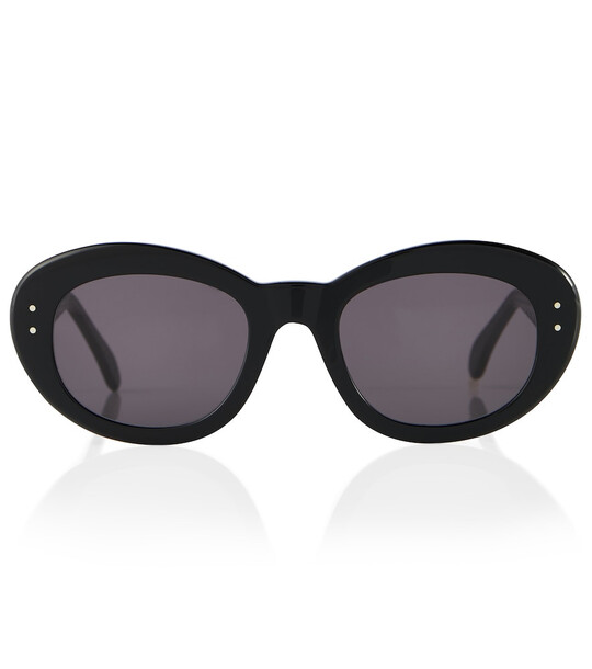 AlaÃ¯a Oval sunglasses in black
