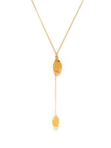alighieri - the lunar rocks 24kt-gold necklace - womens - gold