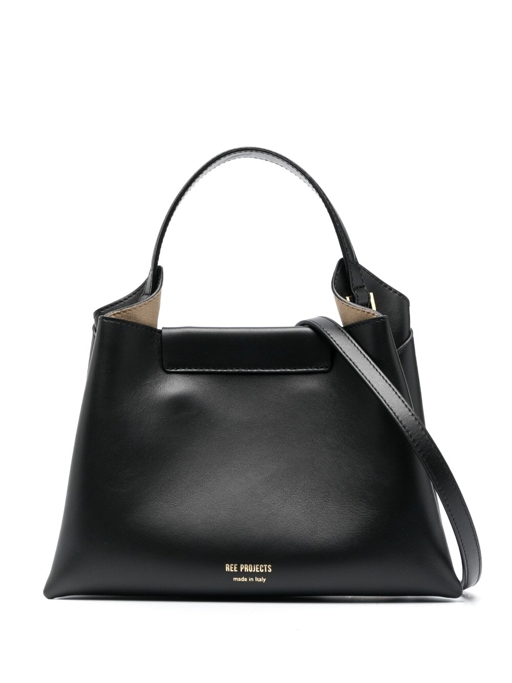 REE PROJECTS mini leather tote bag - Black