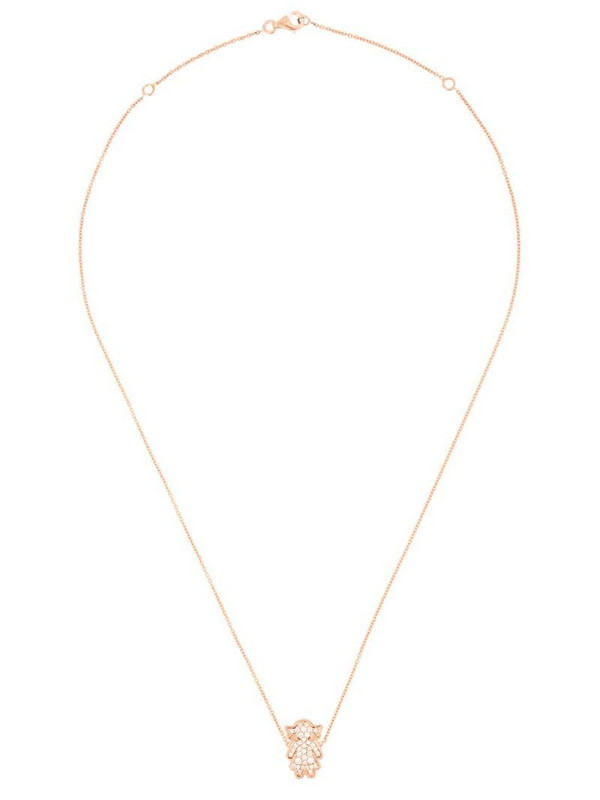 Alinka Masha diamond pendant necklace in metallic