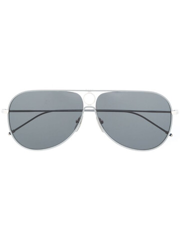 Thom Browne Eyewear TBS115 aviator-frame sunglasses in grey