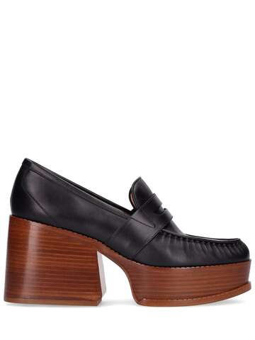 GABRIELA HEARST 50mm Augusta Leather Loafers in black