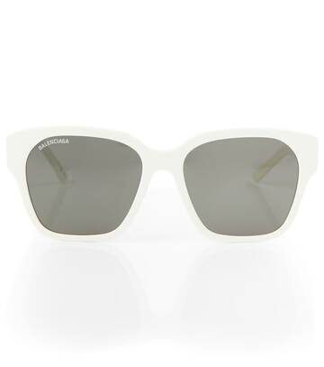 balenciaga square sunglasses in white