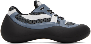 jw anderson black & blue bumper hike sneakers