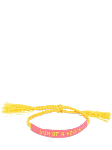 PALM ANGELS Soab Adjustable Bracelet in pink / yellow