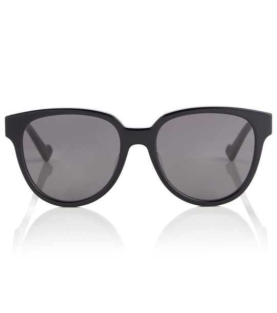 Gucci D-frame acetate sunglasses in black