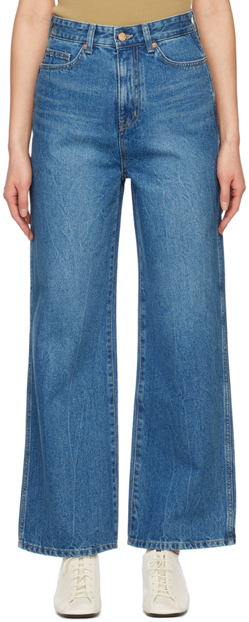 arch the blue wide straight jeans