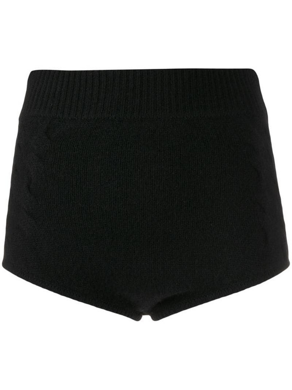 Cashmere In Love Mimie knitted knicker shorts in black