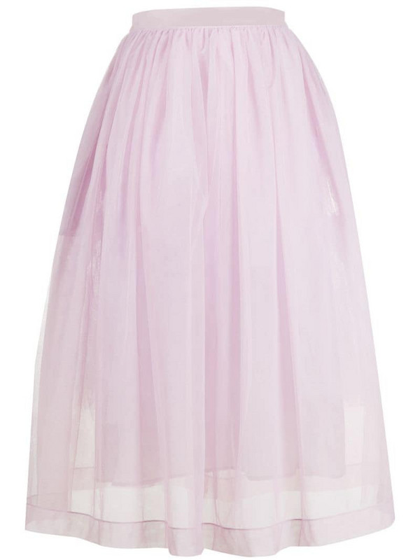 Simone Rocha back-tie tulle skirt in pink