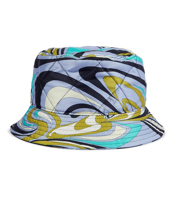 emilio pucci printed quilted bucket hat