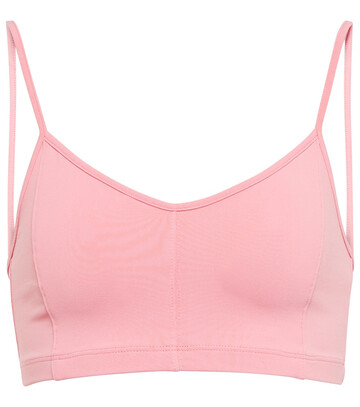 live the process corset sports bra in pink