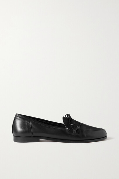 Totême - The Rounded Leather Loafers - Black