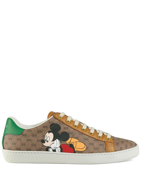 Gucci x Disney Ace sneakers in neutrals