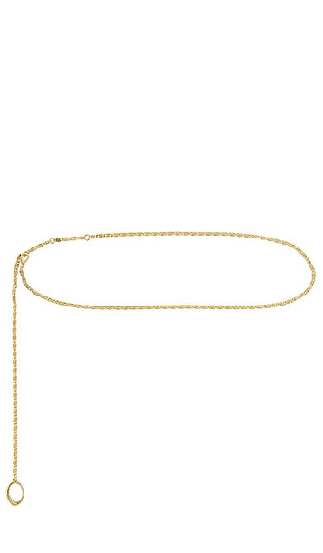 Oseree Chain Belt in Metallic Gold
