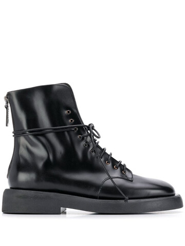 marsèll lace-up boots in black