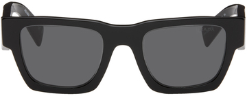 prada eyewear black square sunglasses