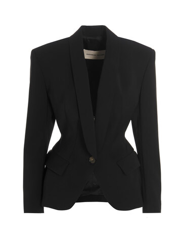 Alexandre Vauthier Oversize Blazer Jacket in black