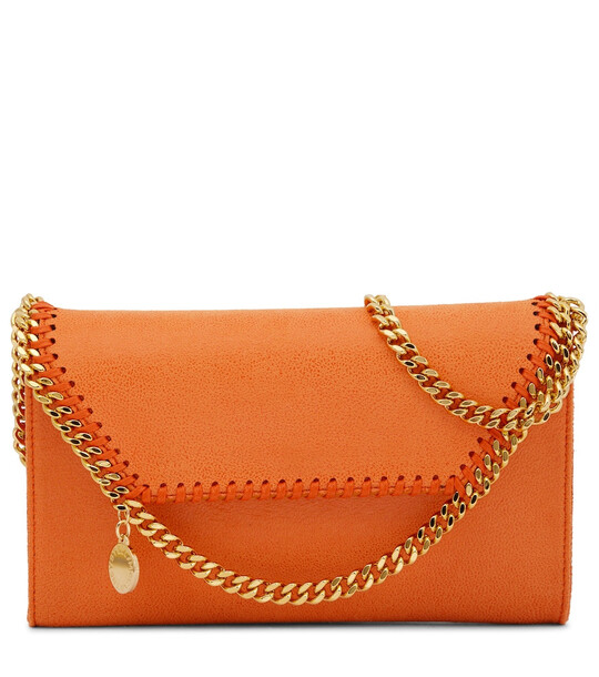 Stella McCartney Falabella Mini shoulder bag in orange