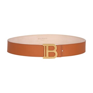 Balmain Smooth leather B-Belt belt