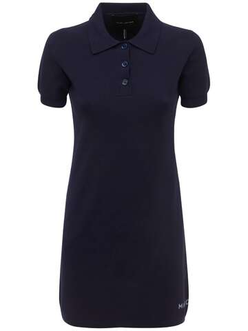 MARC JACOBS (THE) The Tennis Cotton Blend Dress in blue
