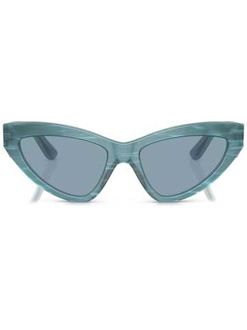 dolce & gabbana eyewear tinted cat-eye sunglasses - blue