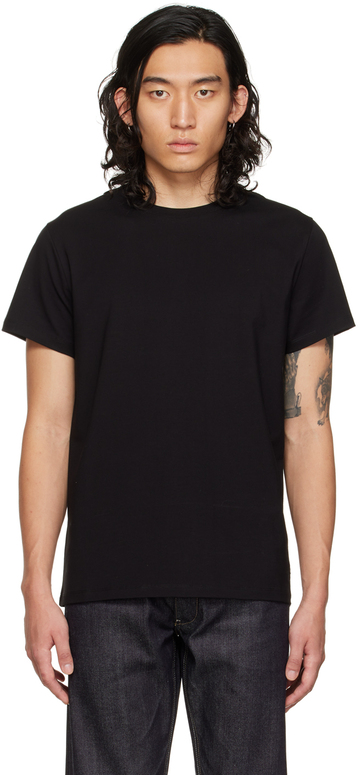 jil sander black crewneck t-shirt