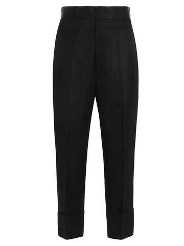 Sapio Cotton Trousers in black