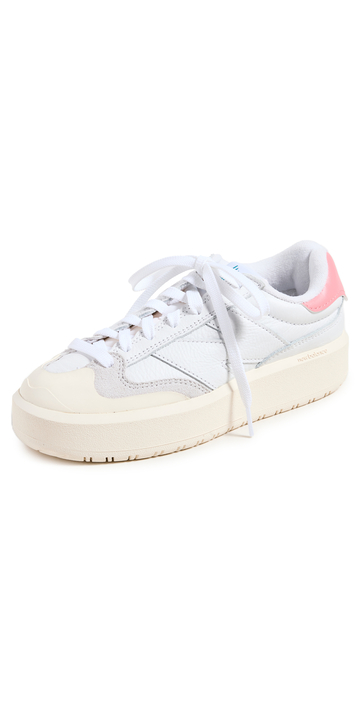 New Balance CT302 Sneakers in natural / pink / white