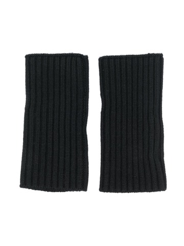 lisa yang hyde fingerless cashmere gloves - black
