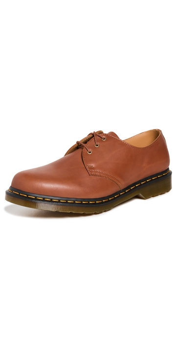 dr. martens 1461 carrara oxford shoes saddle tan 10