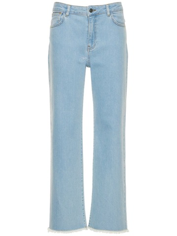 DESIGNERS REMIX Wyatt Cropped Jeans in blue