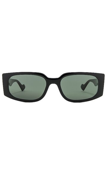 gucci generation light rectangular sunglasses in black