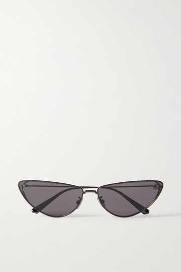 dior eyewear - missdior b1u cat-eye metal sunglasses - gray