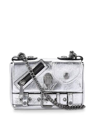 kurt geiger london hackney small shoulder bag - silver