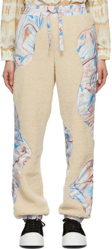 Helmstedt Off-White Suave Lounge Pants in camel