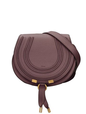 chloé small marcie leather shoulder bag