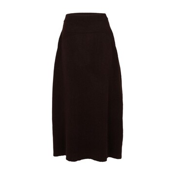 The Row Desdemona skirt in brown