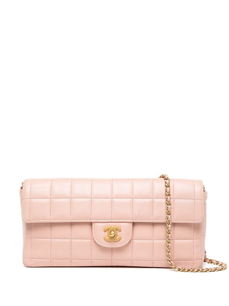 Chanel Pre-Owned 2001 Choco Bar shoulder bag - Pink