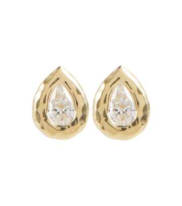 Octavia Elizabeth Nesting Gem 18kt gold earrings with diamonds