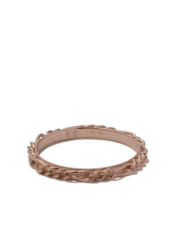 Wouters & Hendrix Gold 18kt rose gold Figaro Chain ring