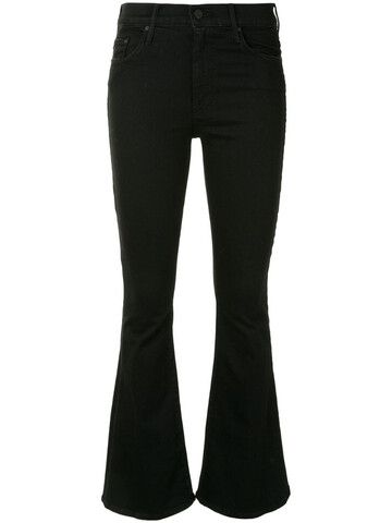 Mother The Weekender mid-rise flare jeans in black
